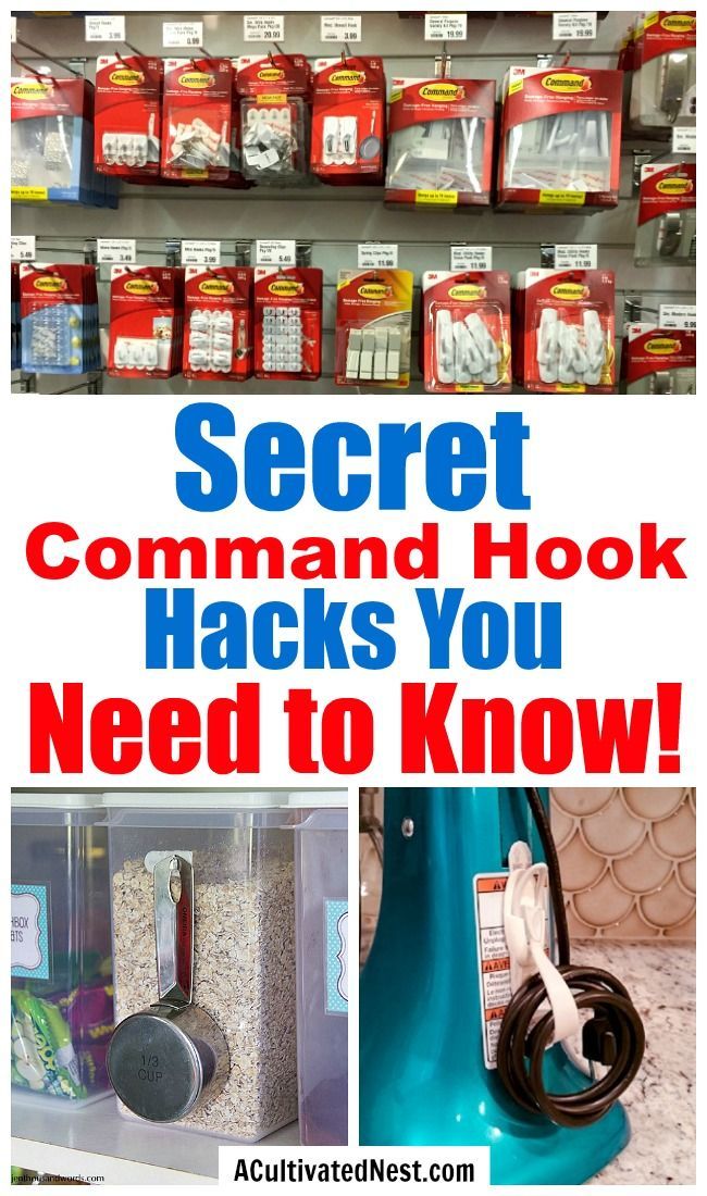 Secret Command Hook Hacks You Need to Know - Secret Command Hook Hacks You Need to Know -   19 diy Organization hacks ideas