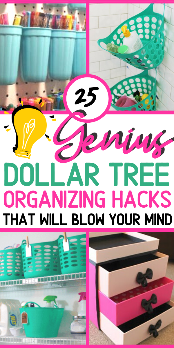 25 Creative Organization Ideas For Home That Are From Dollar Tree Store - 25 Creative Organization Ideas For Home That Are From Dollar Tree Store -   19 diy Organization hacks ideas