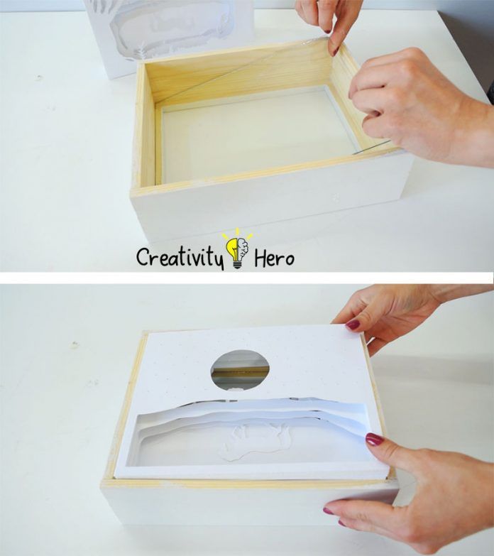 How To Create A 3D Paper Cut Light Box | DIY Project - Creativity Hero - How To Create A 3D Paper Cut Light Box | DIY Project - Creativity Hero -   19 diy Paper frame ideas