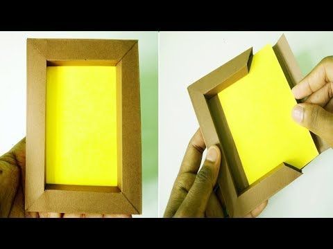 DIY Paper photo frame without glue | paper craft (Very Easy) - DIY Paper photo frame without glue | paper craft (Very Easy) -   19 diy Paper frame ideas
