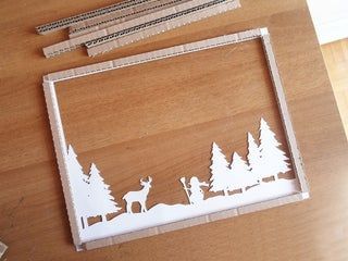 DIY Paper Cut Shadow Box - DIY Paper Cut Shadow Box -   19 diy Paper frame ideas