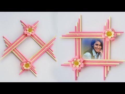 Make Awesome Photo Frame with Paper Sticks # DIY Paper Photo Frame Making Easy tutorial - Make Awesome Photo Frame with Paper Sticks # DIY Paper Photo Frame Making Easy tutorial -   19 diy Paper frame ideas