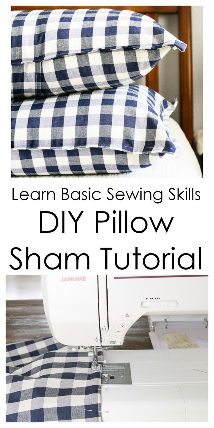 DIY Pillow Sham Tutorial - DIY Pillow Sham Tutorial -   19 diy Pillows couch ideas