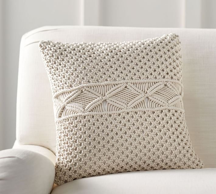 Macrame Pillow Cover - Macrame Pillow Cover -   19 diy Pillows couch ideas