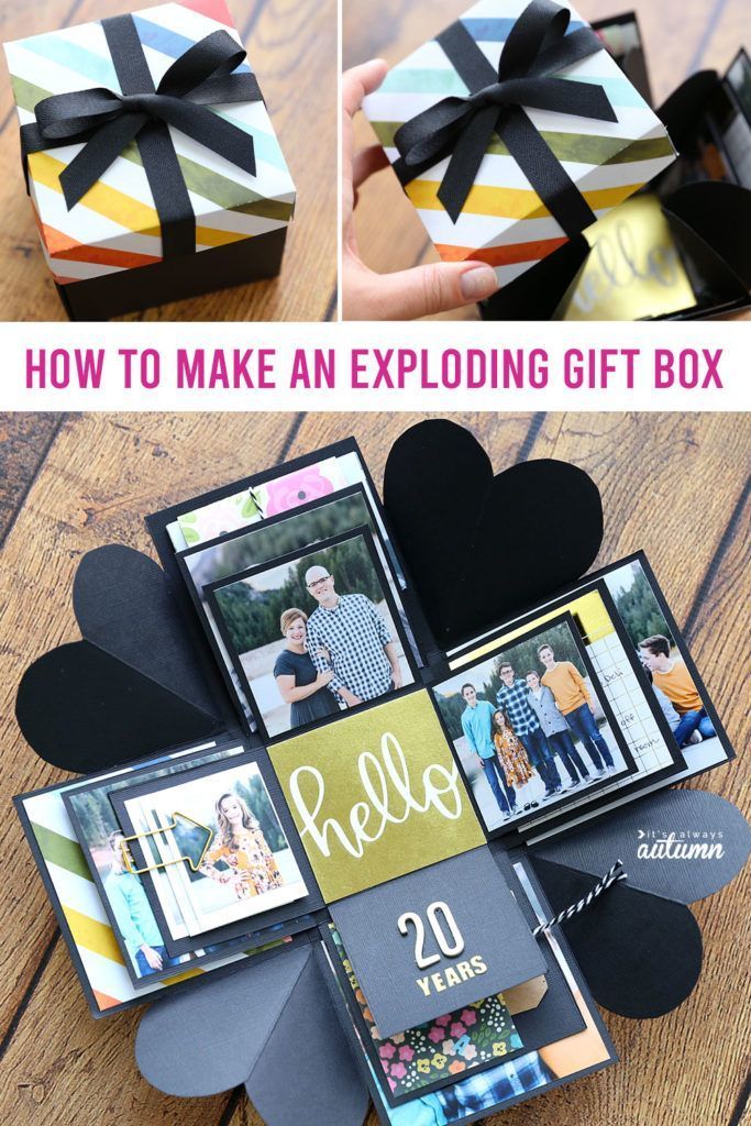 How to make an Explosion Box {cheap, unique DIY gift idea!} - It's Always Autumn - How to make an Explosion Box {cheap, unique DIY gift idea!} - It's Always Autumn -   19 diy Presents birthday ideas