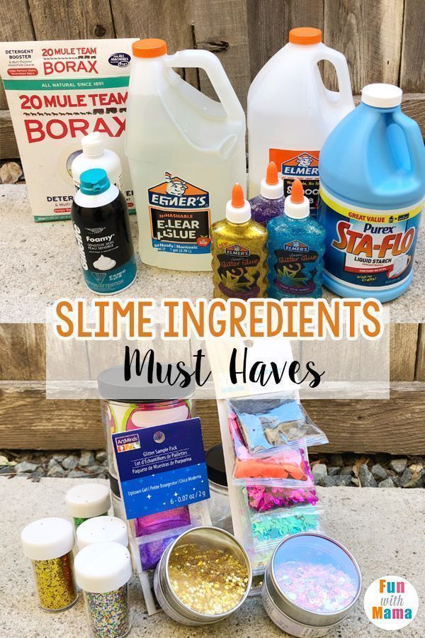 Get all the ingredients you need to make safe Slime - Get all the ingredients you need to make safe Slime -   19 diy Slime ingredients ideas