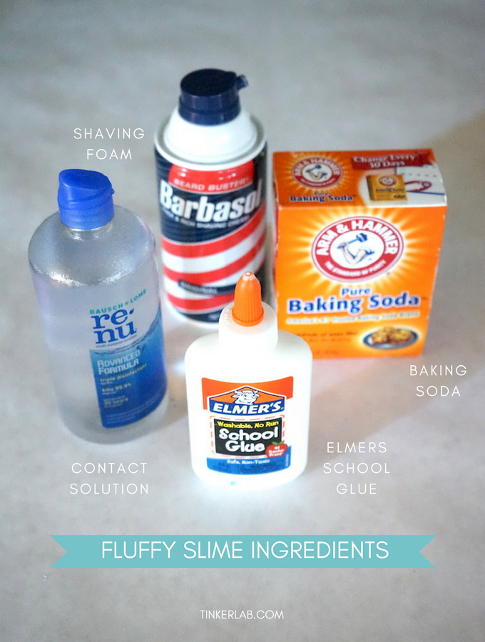 Easy 4-ingredient Fluffy Slime | TinkerLab - Easy 4-ingredient Fluffy Slime | TinkerLab -   19 diy Slime ingredients ideas