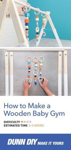 How to Make a Wooden Baby Gym - How to Make a Wooden Baby Gym -   19 diy Wood baby ideas