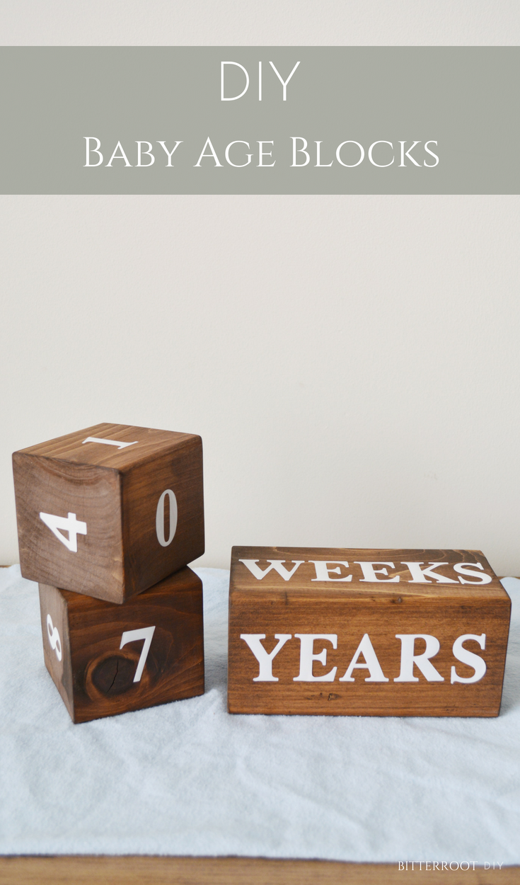 Baby Age Blocks - Scrap Wood Series #6 | - Baby Age Blocks - Scrap Wood Series #6 | -   19 diy Wood baby ideas