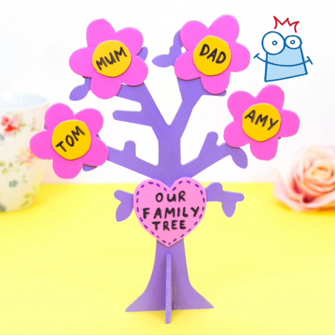 Make your own Family Tree! - Make your own Family Tree! -   19 fitness Art for kids ideas