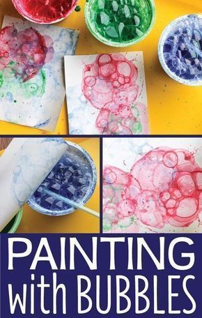 The Best Art Activities for Kids: How to Paint with Bubbles - The Best Art Activities for Kids: How to Paint with Bubbles -   19 fitness Art for kids ideas