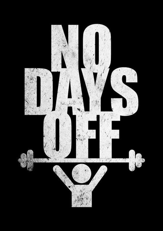 No days Off Gym Routine Workout Quotes poster Poster by Lab No 4 - The Quotography Department - No days Off Gym Routine Workout Quotes poster Poster by Lab No 4 - The Quotography Department -   19 fitness Instagram gym ideas