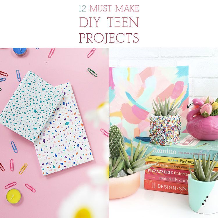 12 Must Make DIY Teen Projects! // Great for Gifts - The Cottage Market - 12 Must Make DIY Teen Projects! // Great for Gifts - The Cottage Market -   19 trendy diy For Teens ideas