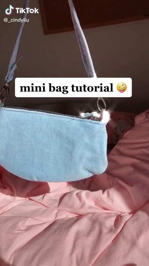 Mini bag tutorial - Mini bag tutorial -   19 trendy diy For Teens ideas