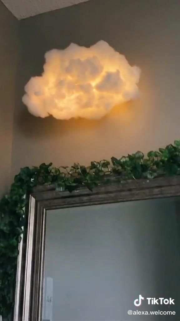 DIY cloud lamp - DIY cloud lamp -   23 diy Videos bedroom ideas