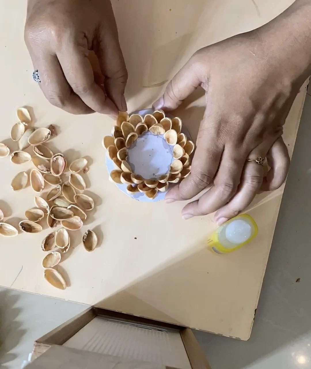 DIYA DECOR from Pista Shell | Best Out Of Waste | DIY Creator | nami - DIYA DECOR from Pista Shell | Best Out Of Waste | DIY Creator | nami -   23 diy Videos bedroom ideas