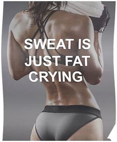 'Sweat Is Just Fat Crying' Poster by warrioecookie - 'Sweat Is Just Fat Crying' Poster by warrioecookie -   24 fitness Transformation black women ideas