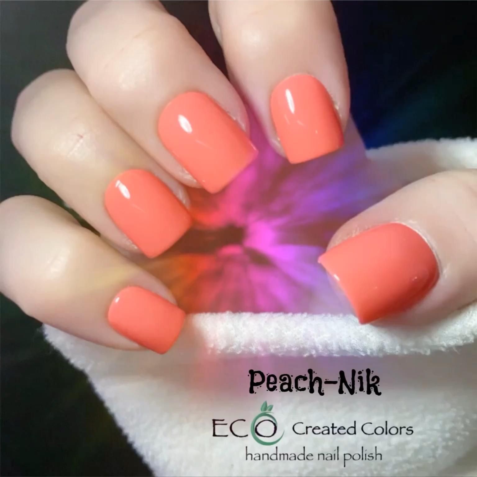 Peach-Nik  Coral/Orange/Pink Nail Polish 10 Free Polish | Etsy - Peach-Nik  Coral/Orange/Pink Nail Polish 10 Free Polish | Etsy -   14 beauty nails ideas