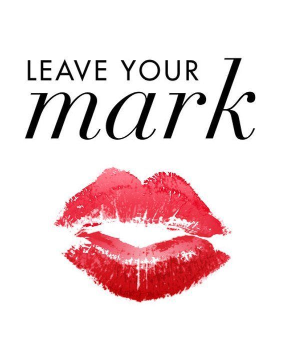 Makeup Print  Lip stain mark red lipstick bathroom vanity | Etsy - Makeup Print  Lip stain mark red lipstick bathroom vanity | Etsy -   15 beauty Lips quotes ideas
