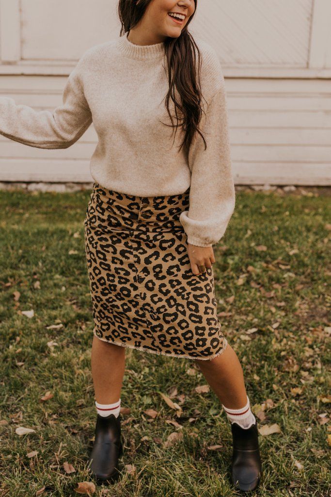 Wild Side Leopard Skirt - Wild Side Leopard Skirt -   15 style Edgy modest ideas