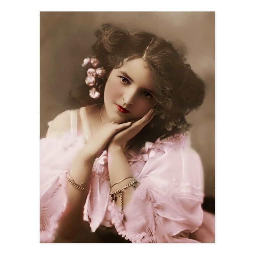 Beautiful vintage Woman Postcard - Beautiful vintage Woman Postcard -   16 beauty Images unique ideas