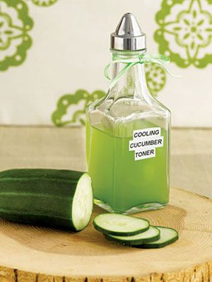 DIY Beauty: Cooling Cucumber Toner - DIY Beauty: Cooling Cucumber Toner -   17 beauty Treatments spa ideas