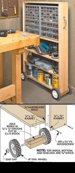 3 Shelf Utility Storage Cart - Room Essentials? - 3 Shelf Utility Storage Cart - Room Essentials? -   17 diy Organization wood ideas
