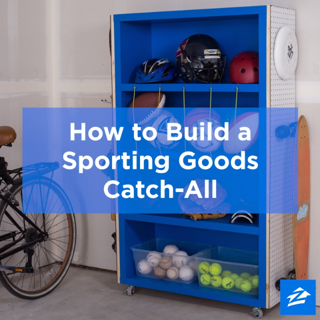 Build a DIY Sporting Goods Holder to Keep Your Garage Organized - Build a DIY Sporting Goods Holder to Keep Your Garage Organized -   17 diy Organization wood ideas