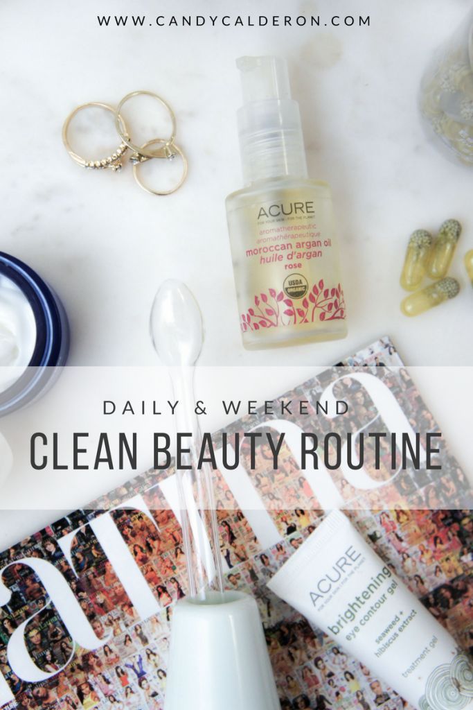 Daily & Weekend Clean Beauty Routine - Daily & Weekend Clean Beauty Routine -   17 weekend beauty Routines ideas