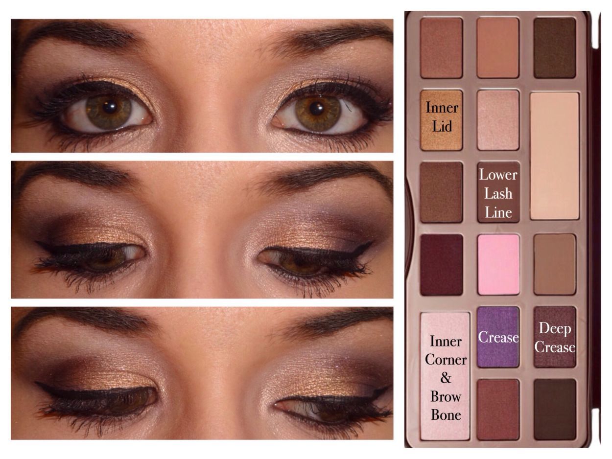 5 Too Faced “Chocolate Bar” Palette Looks! - 5 Too Faced “Chocolate Bar” Palette Looks! -   18 beauty Bar makeup ideas