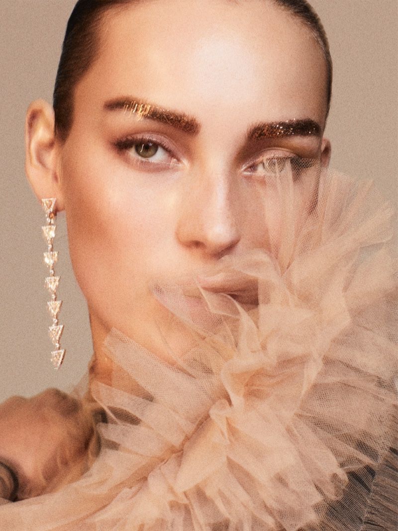 Julia Bergshoeff Poses in Party Styles for Vogue Spain - Julia Bergshoeff Poses in Party Styles for Vogue Spain -   18 beauty Editorial studio ideas
