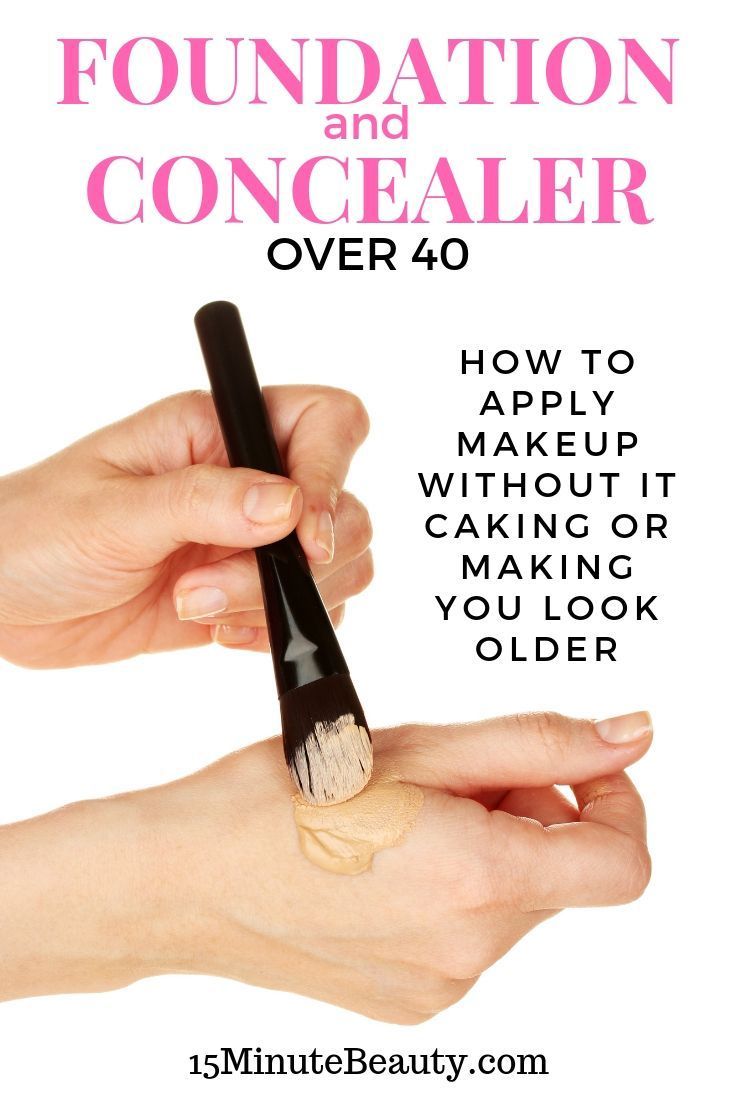 Concealer and Foundation Over 40: How to Avoid Caking - 15 Minute Beauty Fanatic - Concealer and Foundation Over 40: How to Avoid Caking - 15 Minute Beauty Fanatic -   18 beauty Makeup over 40 ideas