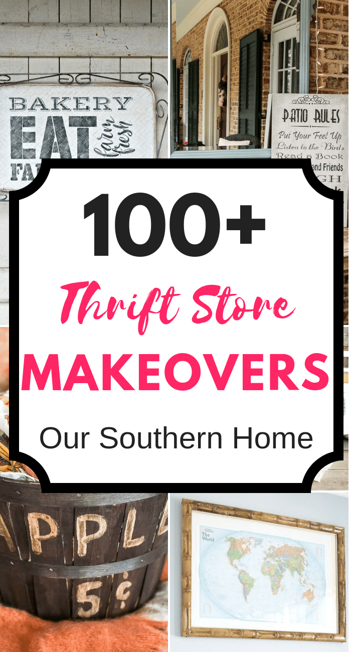 Over 100 Inspiring Thrift Store Makeovers - Our Southern Home - Over 100 Inspiring Thrift Store Makeovers - Our Southern Home -   18 diy 100 inspiration ideas