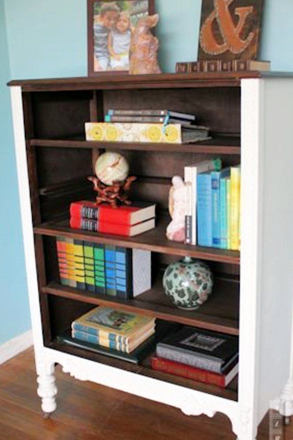 18 diy Bookshelf from dresser ideas