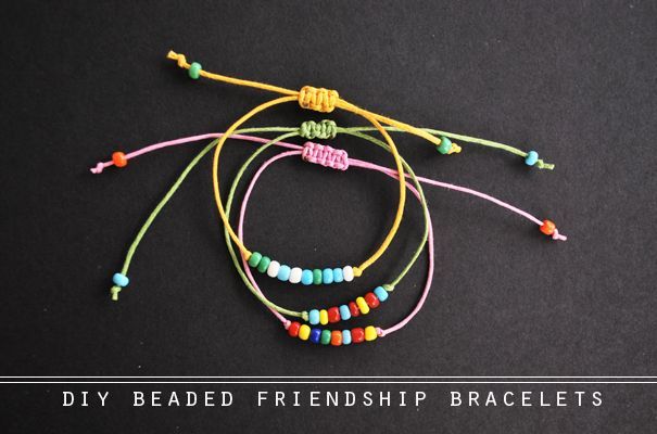 the diy: beaded friendship bracelets - the diy: beaded friendship bracelets -   18 diy Bracelets hipanema ideas