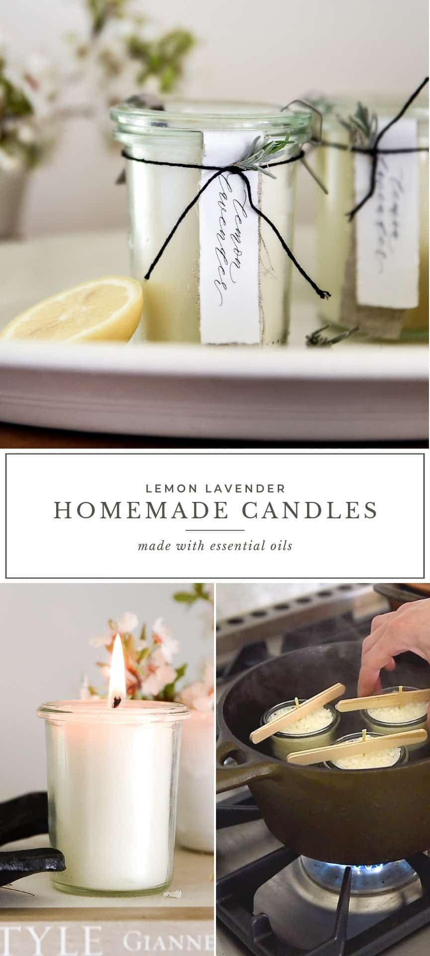 Homemade Candles with Essential Oils | DIY Lemon Lavender Candle - Boxwood Ave - Homemade Candles with Essential Oils | DIY Lemon Lavender Candle - Boxwood Ave -   18 diy Candles homemade ideas