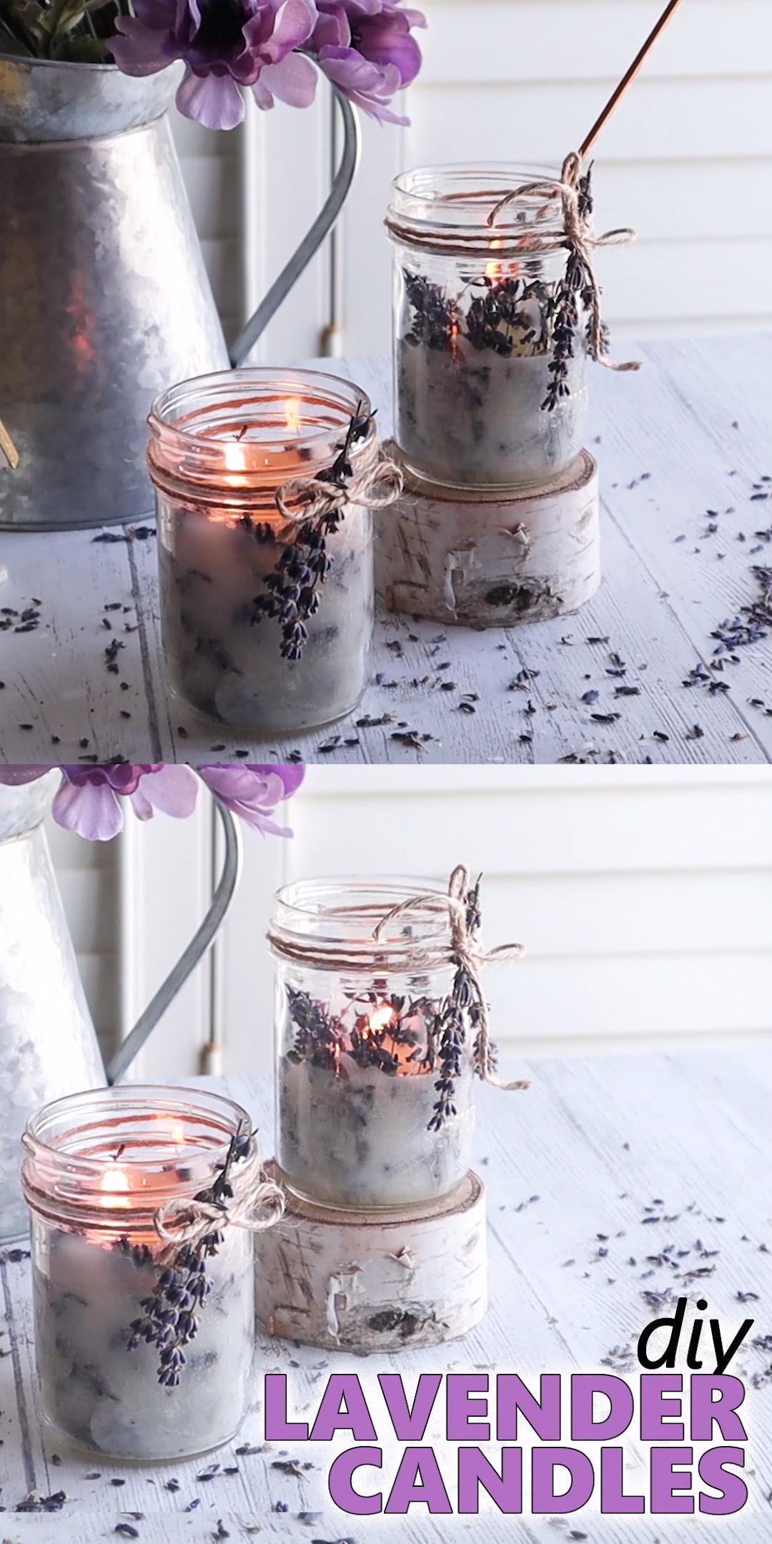 DIY Lavender Candles - DIY Lavender Candles -   18 diy Candles homemade ideas
