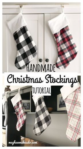 DIY Christmas Stockings — Meghan Makes Do - DIY Christmas Stockings — Meghan Makes Do -   18 diy Christmas Decorations sewing ideas