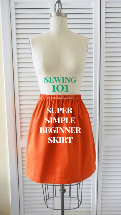 Super Simple DIY Skirt - Super Simple DIY Skirt -   18 diy Clothes simple ideas
