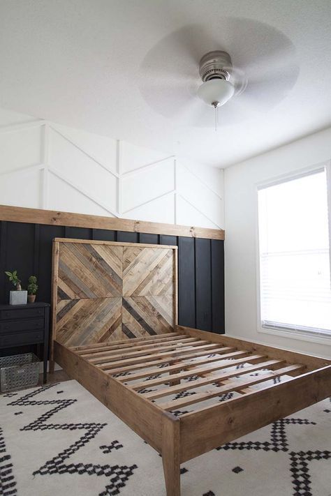 DIY Reclaimed Wood Bed - West Elm Inspired | ORC Week 3 - - DIY Reclaimed Wood Bed - West Elm Inspired | ORC Week 3 - -   18 diy Decoracion home ideas