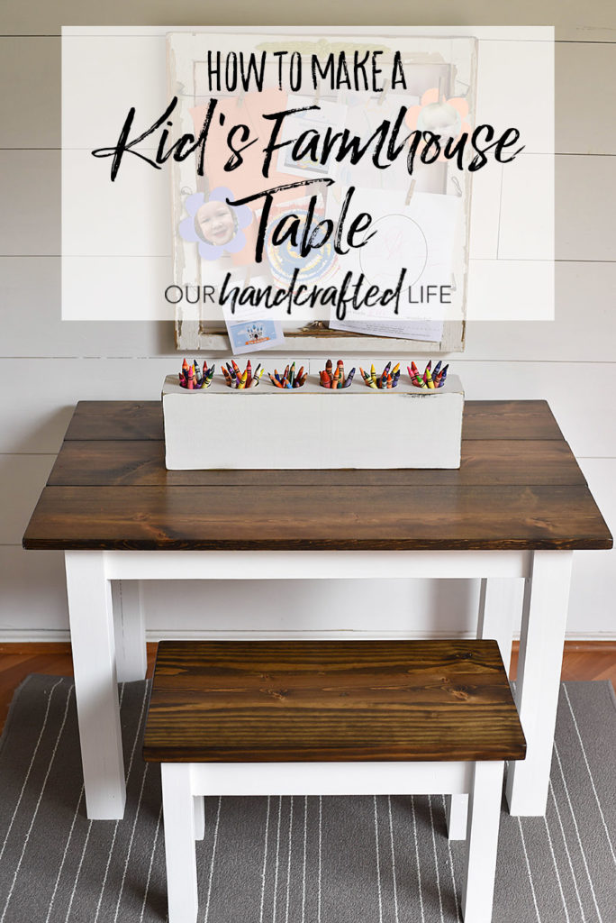 How to Make a DIY Farmhouse Kid's Table - Our Handcrafted Life - How to Make a DIY Farmhouse Kid's Table - Our Handcrafted Life -   18 diy Decoracion home ideas
