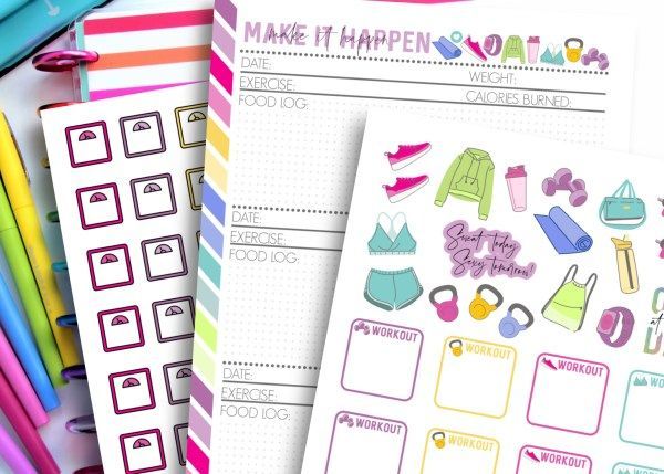 FREE Printable Fitness Planner Tracker to CRUSH Your Health Goals! - A Country Girl's Life - FREE Printable Fitness Planner Tracker to CRUSH Your Health Goals! - A Country Girl's Life -   18 fitness Journal erin condren ideas