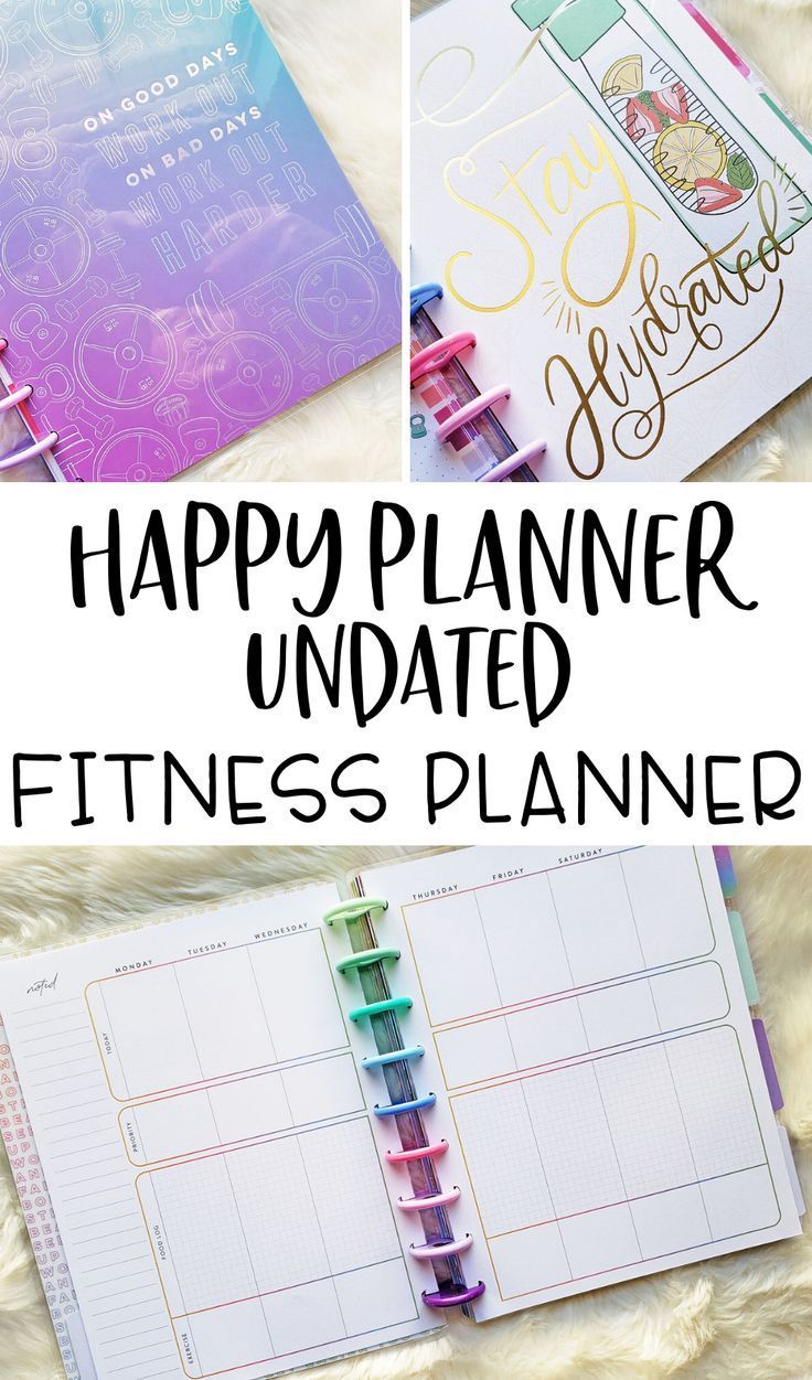 Happy Planner Fitness Planner - Sarah White - Happy Planner Fitness Planner - Sarah White -   18 happy fitness Planner ideas