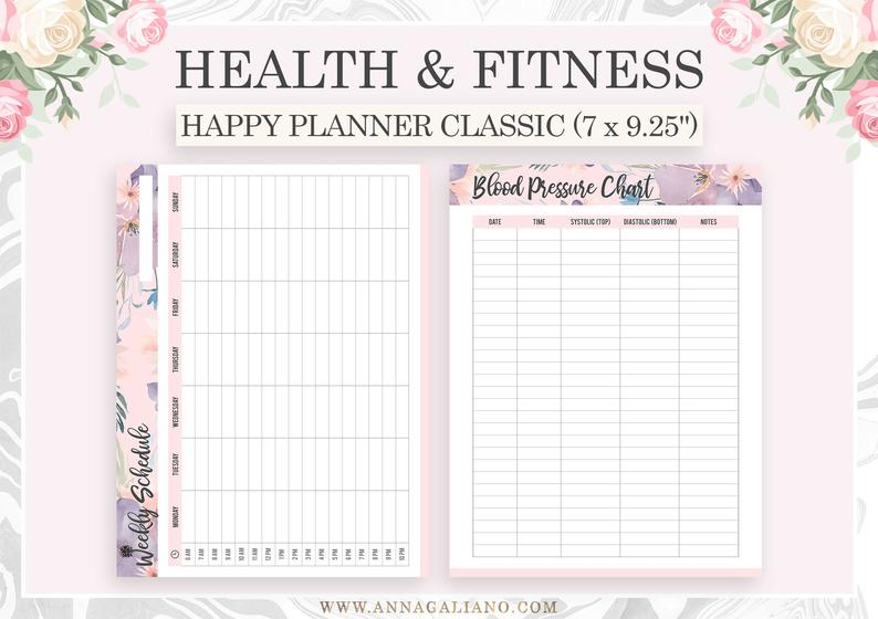Fitness Planner Printable, Happy Planner Inserts, Health Planner, Fitness Journal, Weight Loss Tracker, MAMBI Happy Planner Classic Refill - Fitness Planner Printable, Happy Planner Inserts, Health Planner, Fitness Journal, Weight Loss Tracker, MAMBI Happy Planner Classic Refill -   18 happy fitness Planner ideas