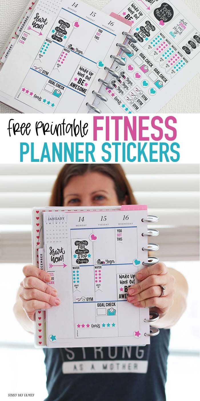 Rock Your Goals with a FREE Fitness Planner Stickers Printable - Rock Your Goals with a FREE Fitness Planner Stickers Printable -   18 happy fitness Planner ideas