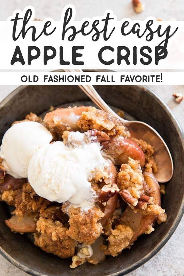 Quick Apple Crisp - Made from Scratch with an Easy Oatmeal Topping! - Quick Apple Crisp - Made from Scratch with an Easy Oatmeal Topping! -   19 apple crisp easy recipes ideas