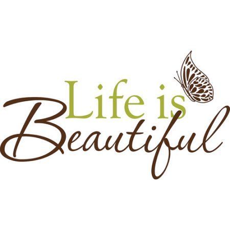 Brewster Home Fashions WallPops Life Is Beautiful Removable Wall Decals - Brewster Home Fashions WallPops Life Is Beautiful Removable Wall Decals -   19 beauty Images life ideas
