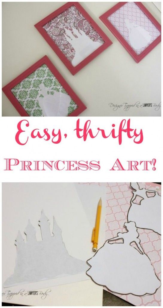 THRIFTY and EASY Silhouette Art - THRIFTY and EASY Silhouette Art -   19 diy Art disney ideas