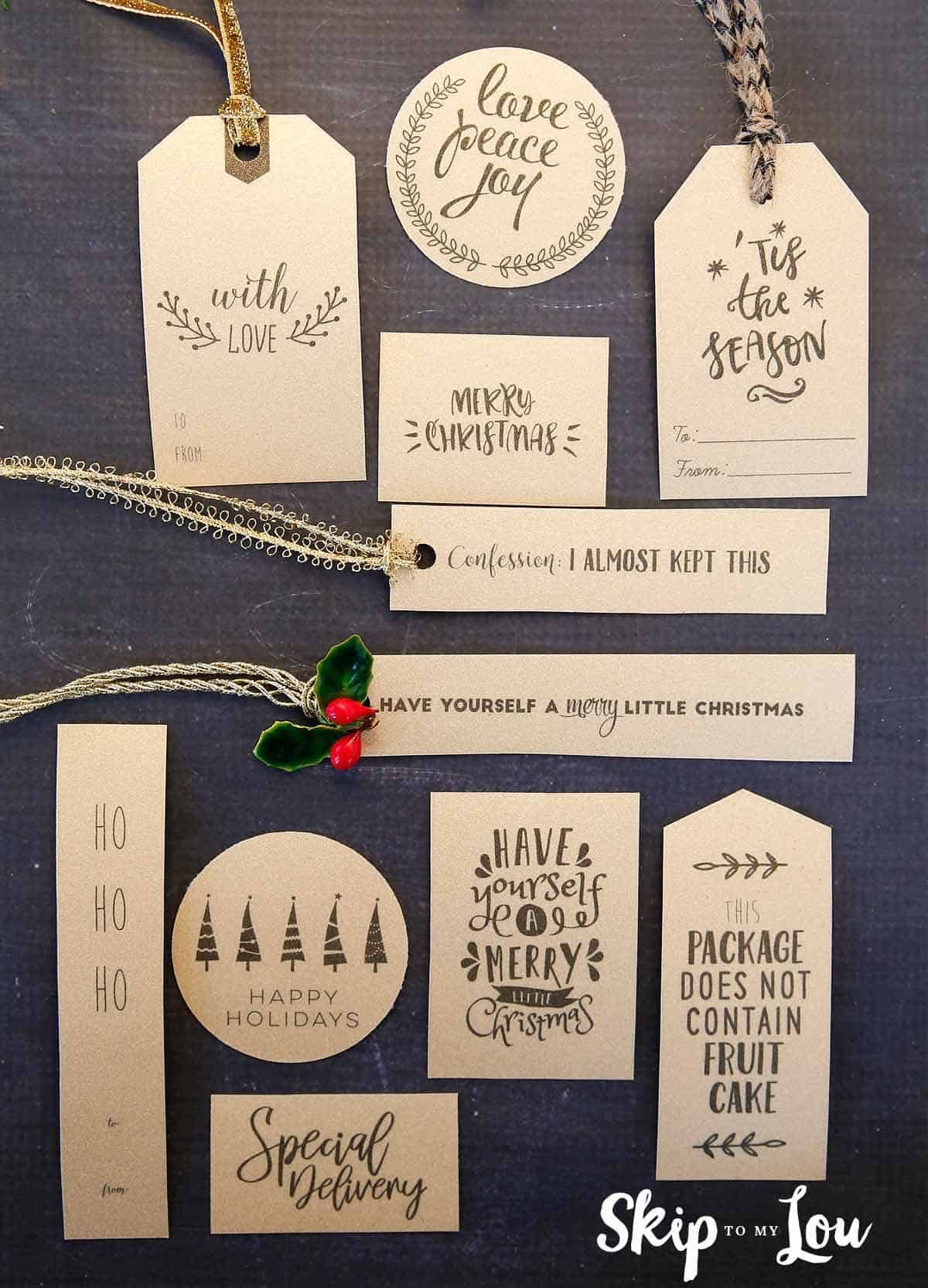 Christmas Tags - Christmas Tags -   19 diy Christmas tags ideas
