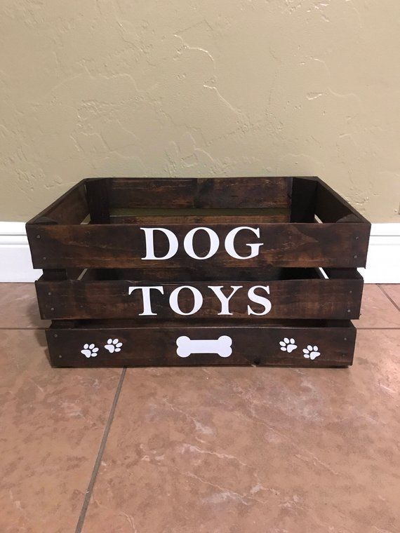 Dog toy box large | Etsy - Dog toy box large | Etsy -   19 diy Dog organization ideas